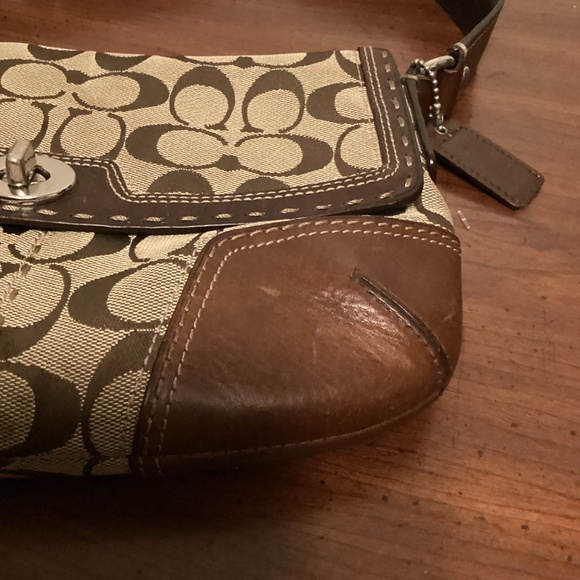 COACH SHOULDER BAG VINTAGE SZ S - Picture 8 of 12